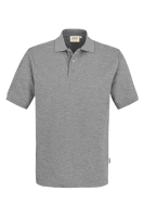 HAKRO Poloshirt MIKRALINAR®, grau meliert, XL