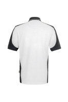 HAKRO Poloshirt Contrast MIKRALINAR®, weiss/anthrazit