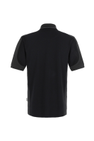HAKRO Poloshirt Contrast MIKRALINAR®, schwarz/anthrazit