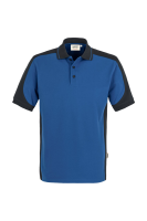 HAKRO Poloshirt Contrast MIKRALINAR®, royalblau/anthrazit