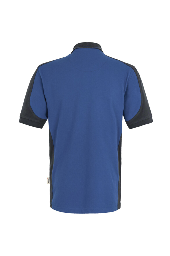 HAKRO Poloshirt Contrast MIKRALINAR®, royalblau/anthrazit