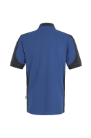 HAKRO Poloshirt Contrast MIKRALINAR®, royalblau/anthrazit