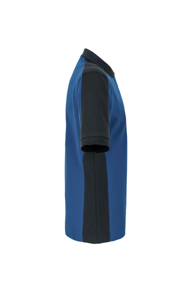 HAKRO Poloshirt Contrast MIKRALINAR®, royalblau/anthrazit
