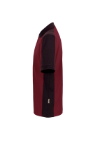 HAKRO Poloshirt Contrast MIKRALINAR®, weinrot/anthrazit