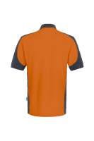 HAKRO Poloshirt Contrast MIKRALINAR®, orange/anthrazit