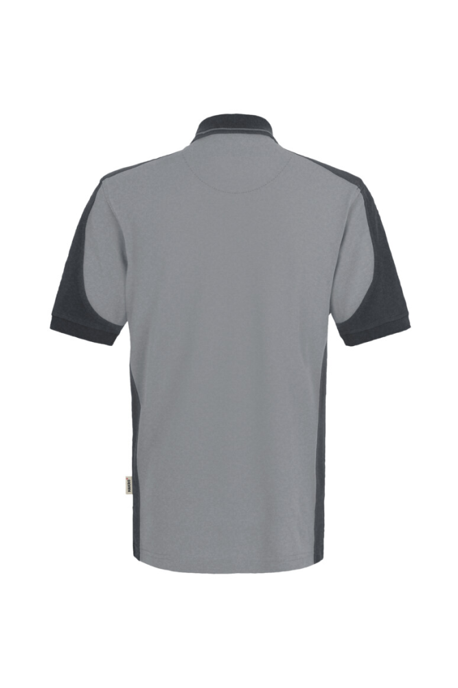 HAKRO Poloshirt Contrast MIKRALINAR®, titan/anthrazit