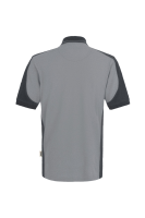 HAKRO Poloshirt Contrast MIKRALINAR®, titan/anthrazit