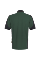 HAKRO Poloshirt Contrast MIKRALINAR®, tanne/anthrazit