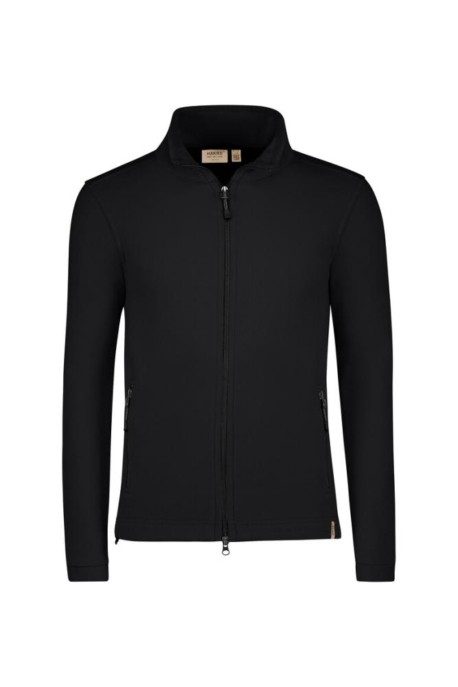 HAKRO Fleecejacke ECO, schwarz, 4XL