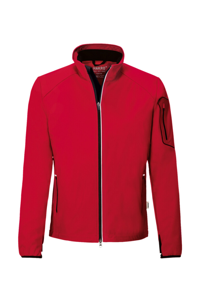 HAKRO Light-Softshelljacke Brantford, rot