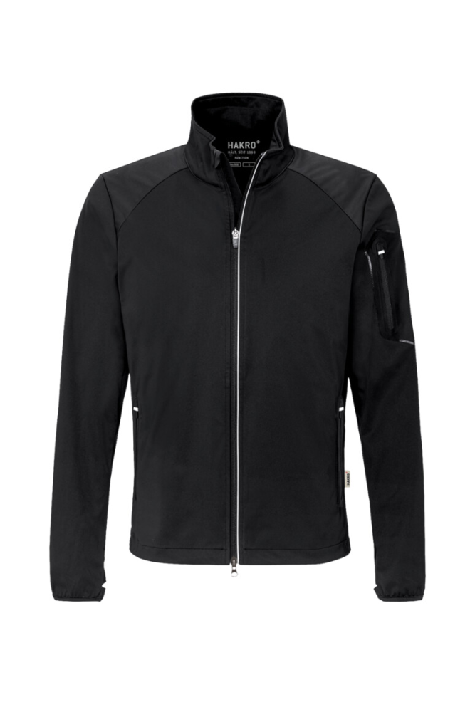 HAKRO Light-Softshelljacke Brantford, schwarz