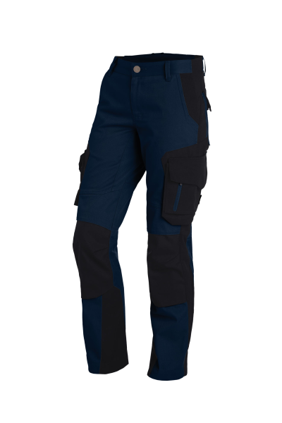FHB ALMA Arbeitshose Damen, marine-schwarz, Gr.