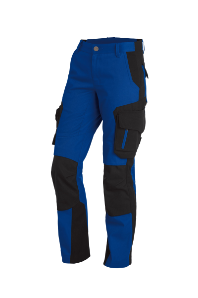 FHB ALMA Arbeitshose Damen, royalblau-schwarz, Gr.