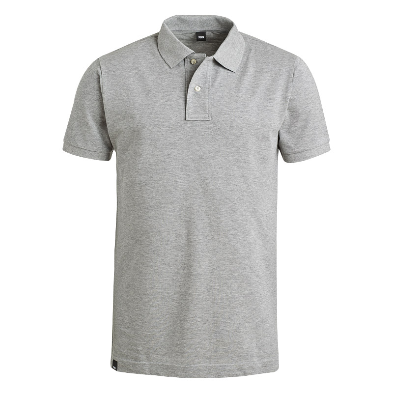 FHB DANIEL Polo-Shirt, grau-meliert, Gr.