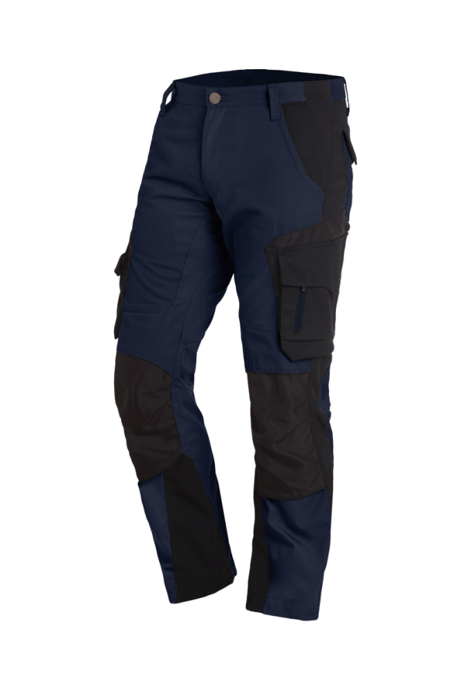 FHB FLORIAN Arbeitshose, marine-schwarz, Gr. 58