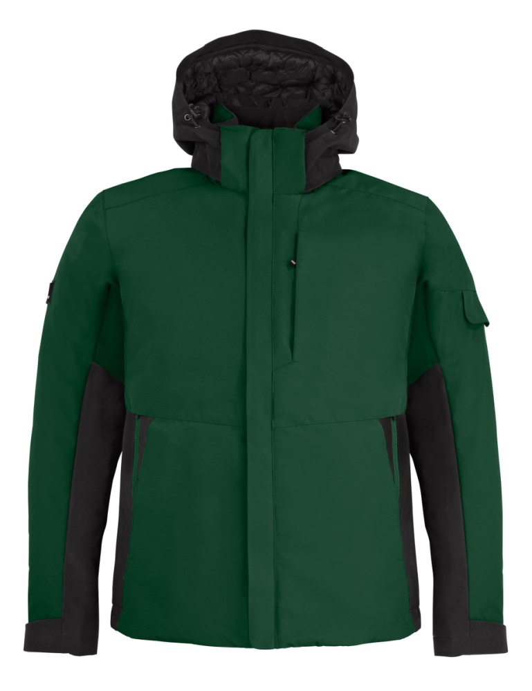 FHB GEORG Arbeitsjacke Primaloft, grün-schwarz, Gr. 4XL