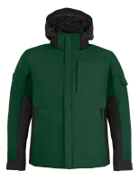 FHB GEORG Arbeitsjacke Primaloft, grün-schwarz, Gr. 4XL