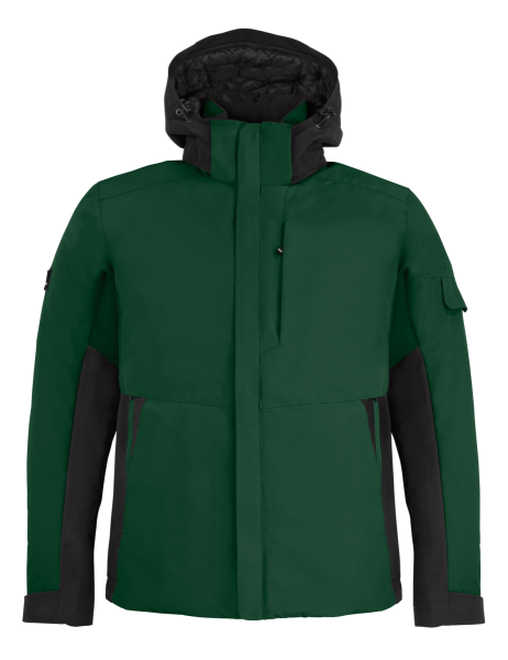 FHB GEORG Arbeitsjacke Primaloft, grün-schwarz, Gr.