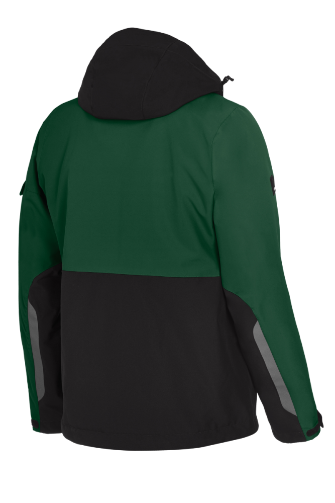 FHB GEORG Arbeitsjacke Primaloft, grün-schwarz, Gr. 4XL