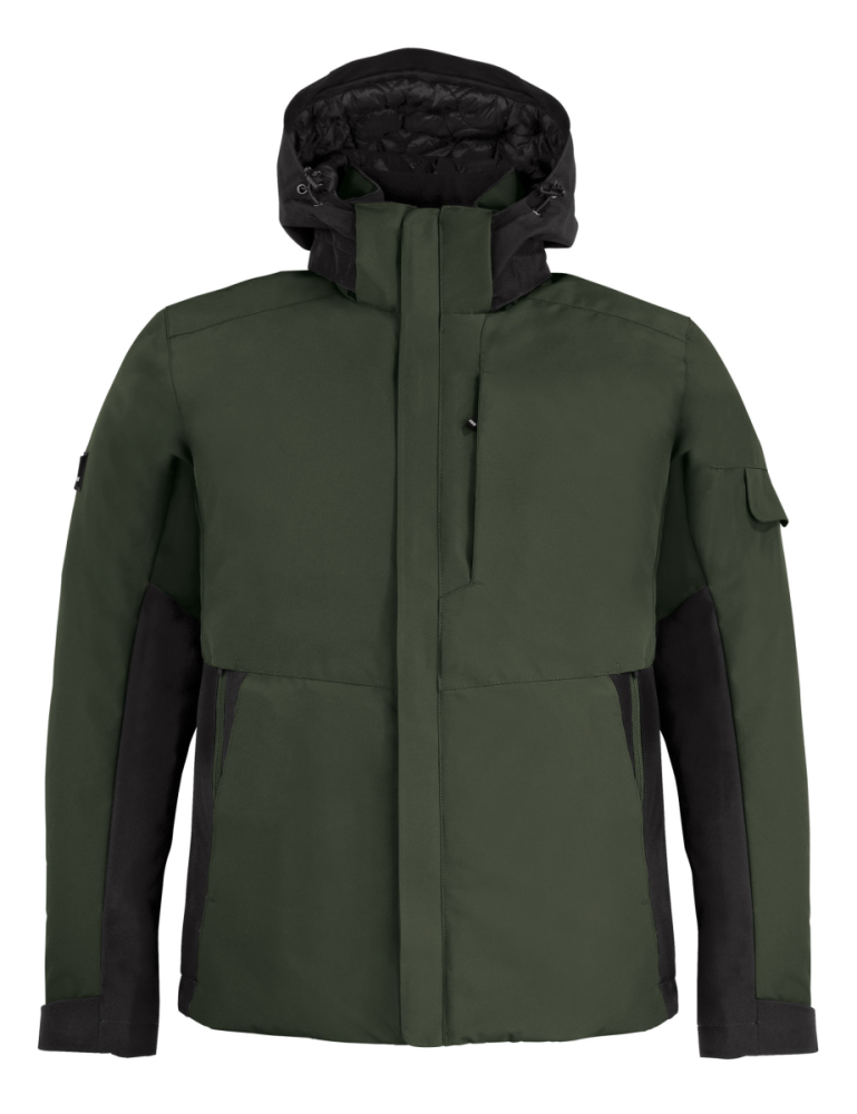 FHB GEORG Arbeitsjacke Primaloft, oliv-schwarz, Gr. XL