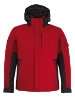 FHB GEORG Arbeitsjacke Primaloft, rot-schwarz, Gr. 4XL