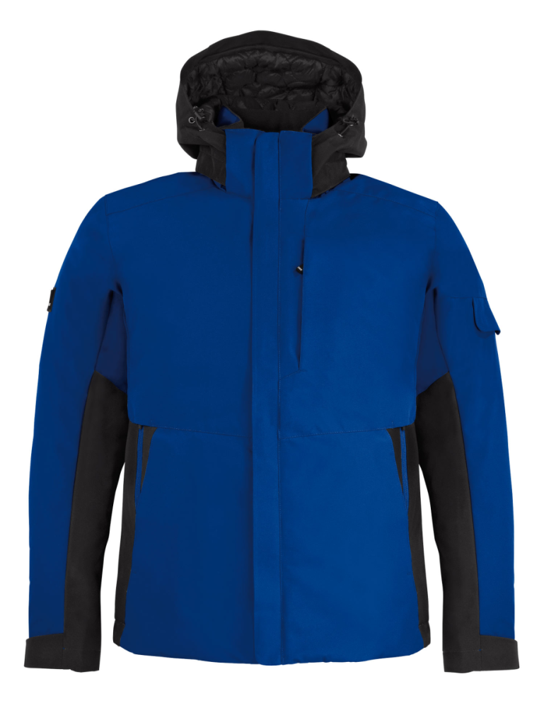 FHB GEORG Arbeitsjacke Primaloft, royalblau-schwarz, Gr. M