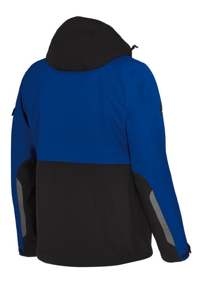FHB GEORG Arbeitsjacke Primaloft, royalblau-schwarz, Gr. M