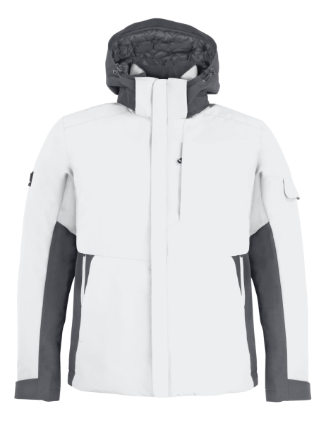 FHB GEORG Arbeitsjacke Primaloft, weiß-anthrazit, Gr.