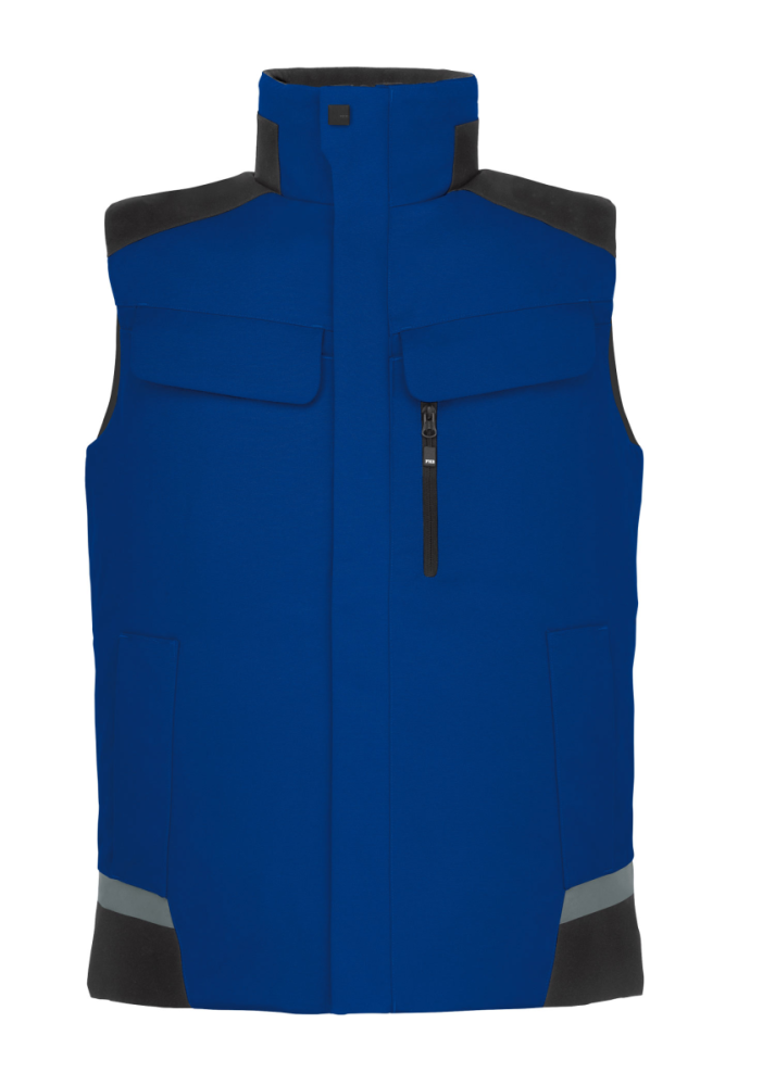 FHB HAUKE Arbeitsweste, royalblau-schwarz, Gr.