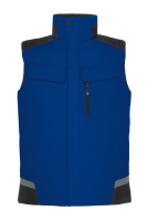FHB HAUKE Arbeitsweste, royalblau-schwarz, Gr. 2XL