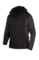 FHB JANNIK Softshelljacke, anthrazit-schwarz, Gr. 3XL