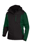FHB JANNIK Softshelljacke, grün-schwarz, Gr. L
