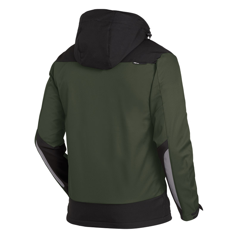 FHB JANNIK Softshelljacke, oliv-schwarz, Gr. 5XL
