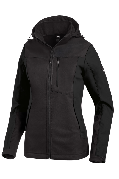 FHB JULIA Softshell-Jacke Damen, schwarz, Gr.