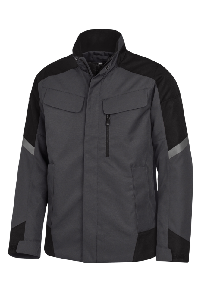 FHB LARS Arbeitsjacke, anthrazit-schwarz, Gr. 2XL