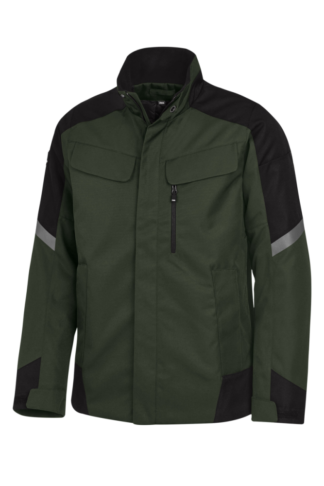 FHB LARS Arbeitsjacke, oliv-schwarz, Gr. M