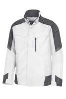FHB LARS Arbeitsjacke, weiss-anthrazit, Gr. S