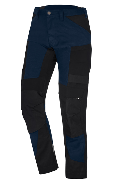 FHB LEO Arbeitshose elastisch, marine-schwarz, Gr.