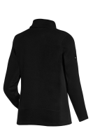 FHB MARIEKE Strick-Fleece-Jacke Damen, schwarz, Gr. 2XL