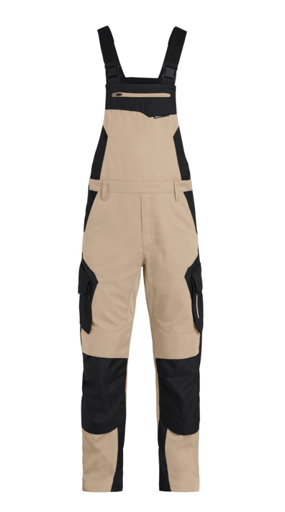 FHB PASCAL Latzhose, beige-schwarz, Gr. 27