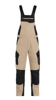 FHB PASCAL Latzhose, beige-schwarz, Gr. 27