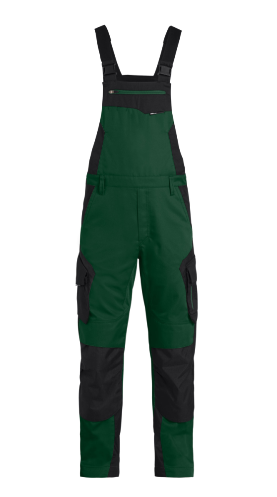 FHB PASCAL Latzhose, grün-schwarz, Gr. 44