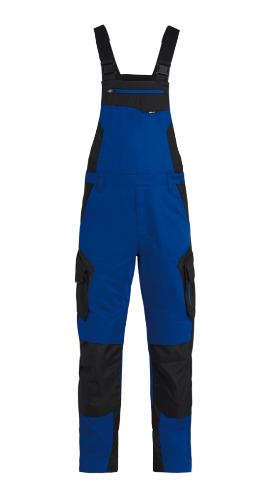 FHB PASCAL Latzhose, royalblau-schwarz, Gr. 52