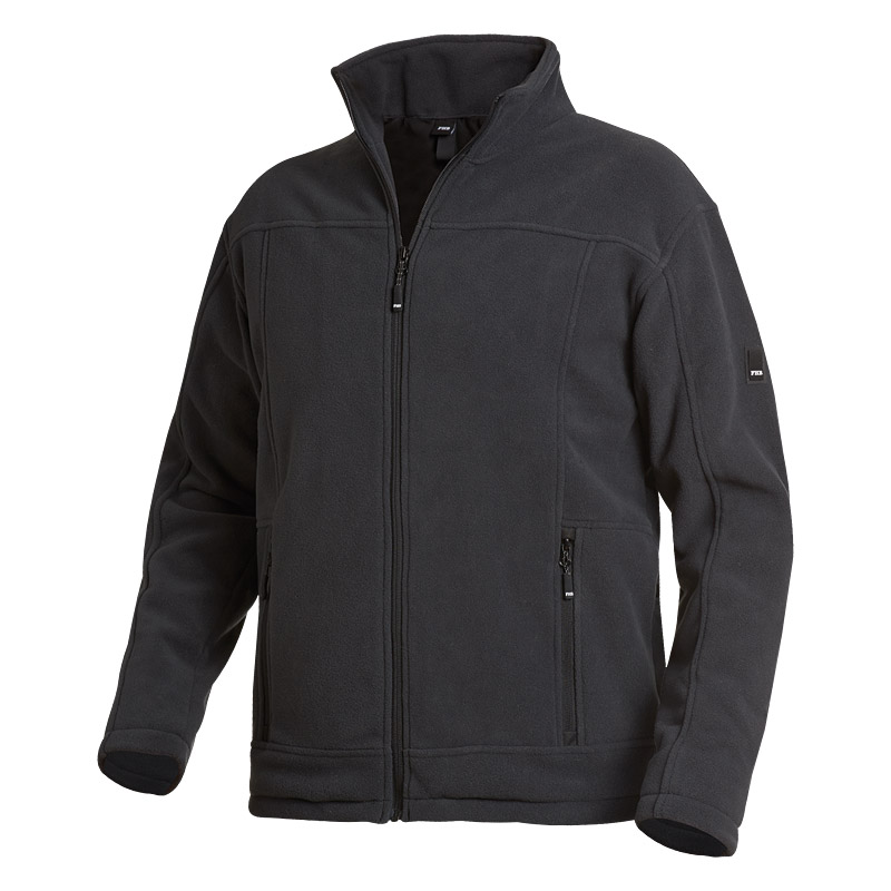 FHB ROMAN Fleece-Jacke, anthrazit, Gr. XS