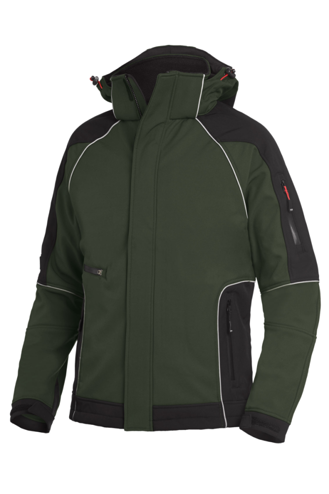 FHB WALTER Softshelljacke, oliv-schwarz, Gr. 5XL