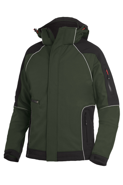 FHB WALTER Softshelljacke, oliv-schwarz, Gr.