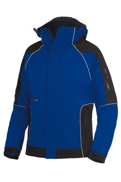 FHB WALTER Softshelljacke, royal-schwarz, Gr.
