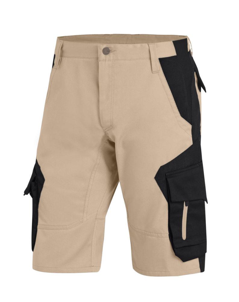 FHB WULF Bermuda, beige-schwarz, Gr. 66