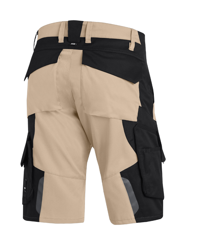 FHB WULF Bermuda, beige-schwarz, Gr. 66