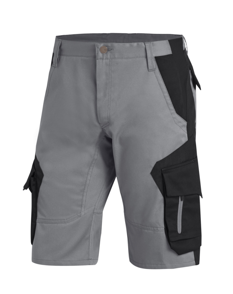 FHB WULF Bermuda, grau-schwarz, Gr. 52